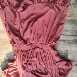 Rust Red Dress